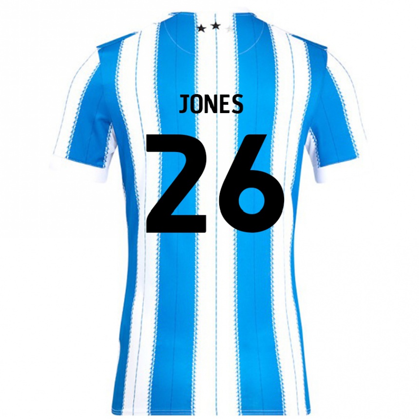 Kids Football Patrick Jones #26 Blue White Home Jersey 2024/25 T-Shirt Canada