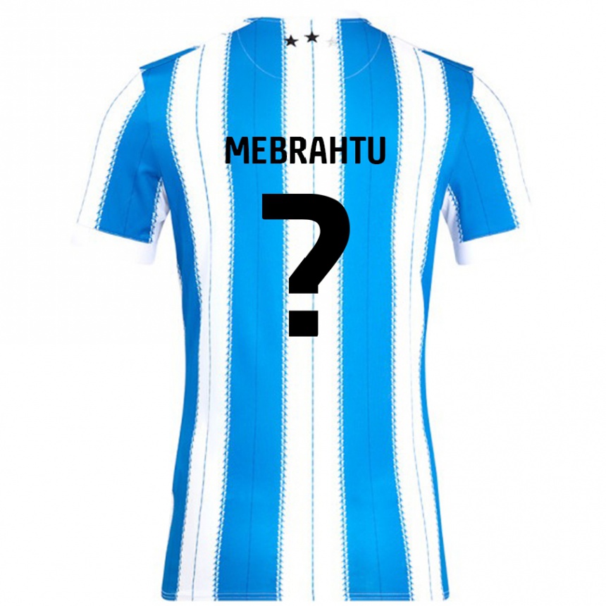 Kids Football Milkyas Mebrahtu #0 Blue White Home Jersey 2024/25 T-Shirt Canada