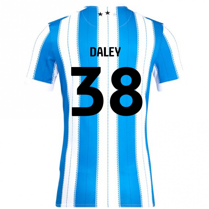 Kids Football Luke Daley #38 Blue White Home Jersey 2024/25 T-Shirt Canada