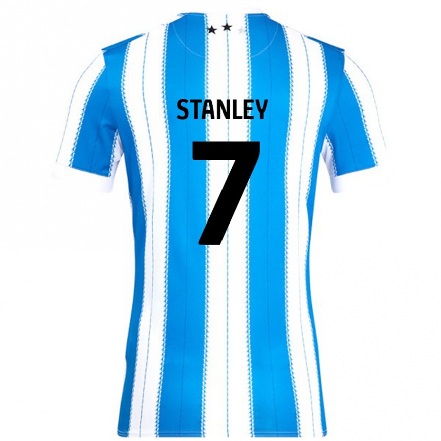 Kids Football Katie Stanley #7 Blue White Home Jersey 2024/25 T-Shirt Canada