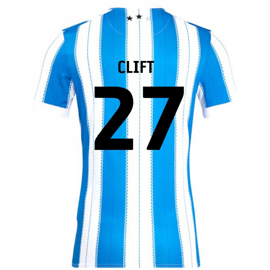 Kids Football Cassidy Clift #27 Blue White Home Jersey 2024/25 T-Shirt Canada