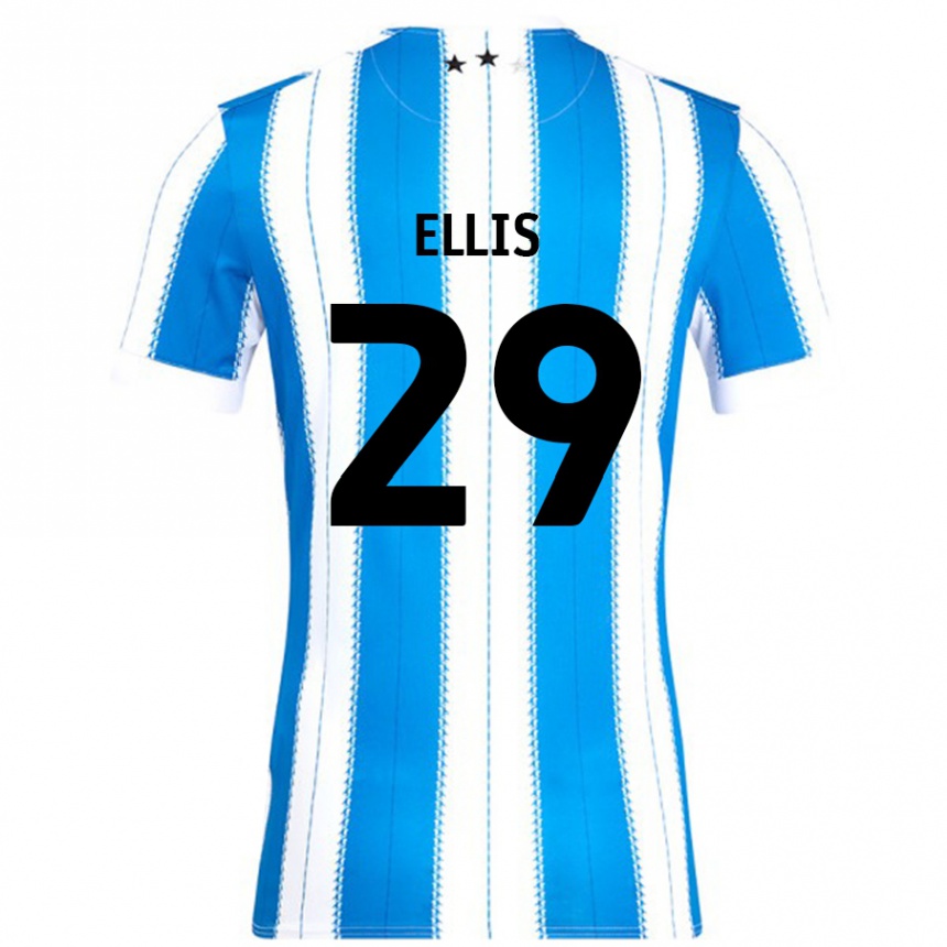 Kids Football Molly Ellis #29 Blue White Home Jersey 2024/25 T-Shirt Canada