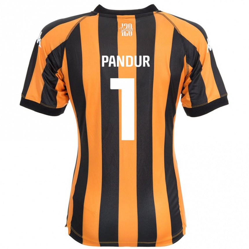 Kids Football Ivor Pandur #1 Black Amber Home Jersey 2024/25 T-Shirt Canada