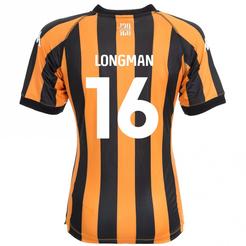 Kids Football Ryan Longman #16 Black Amber Home Jersey 2024/25 T-Shirt Canada