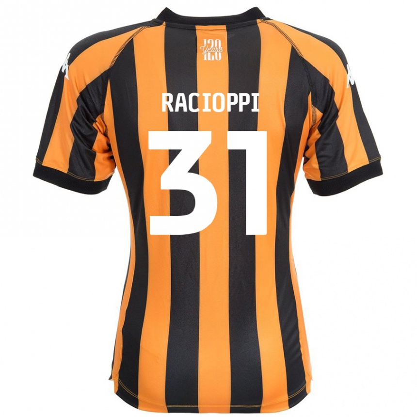 Kids Football Anthony Racioppi #31 Black Amber Home Jersey 2024/25 T-Shirt Canada