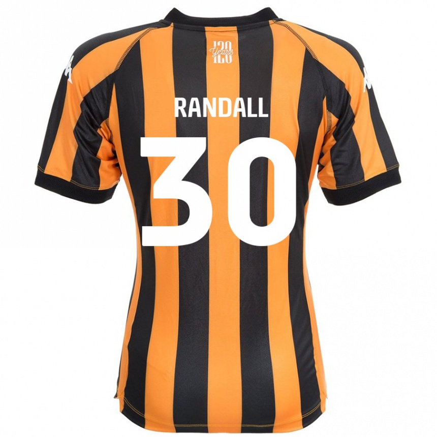 Kids Football Jennifer Randall #30 Black Amber Home Jersey 2024/25 T-Shirt Canada