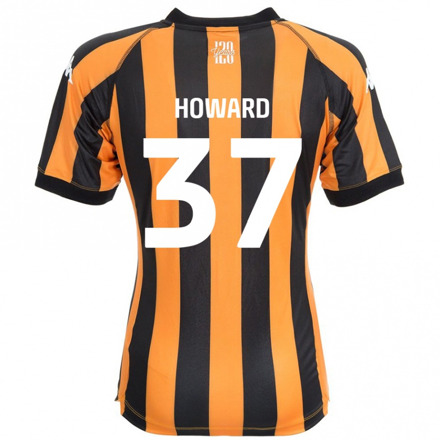 Kids Football Scarlet Howard #37 Black Amber Home Jersey 2024/25 T-Shirt Canada