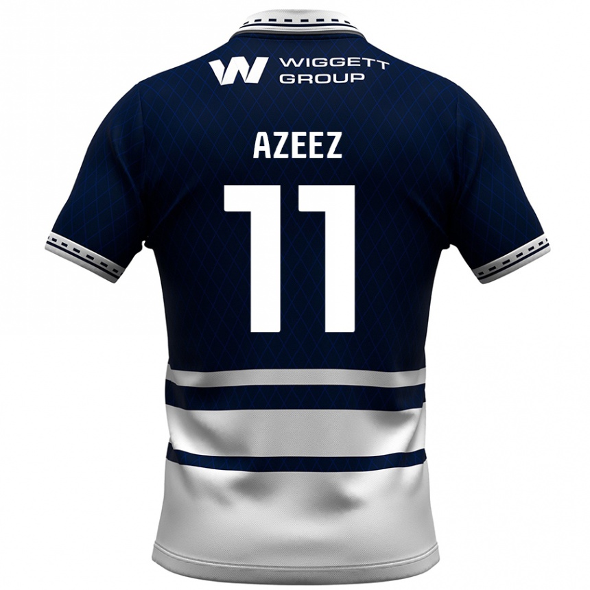 Enfant Football Maillot Femi Azeez #11 Bleu Marine Blanc Tenues Domicile 2024/25 Canada