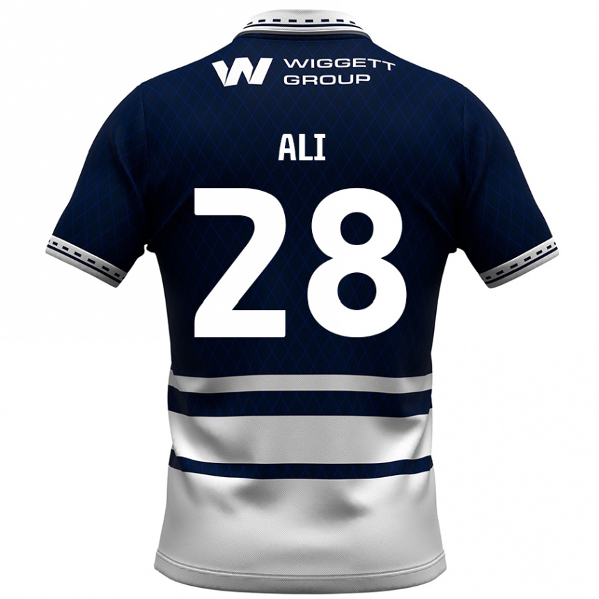 Enfant Football Maillot Francesca Ali #28 Bleu Marine Blanc Tenues Domicile 2024/25 Canada