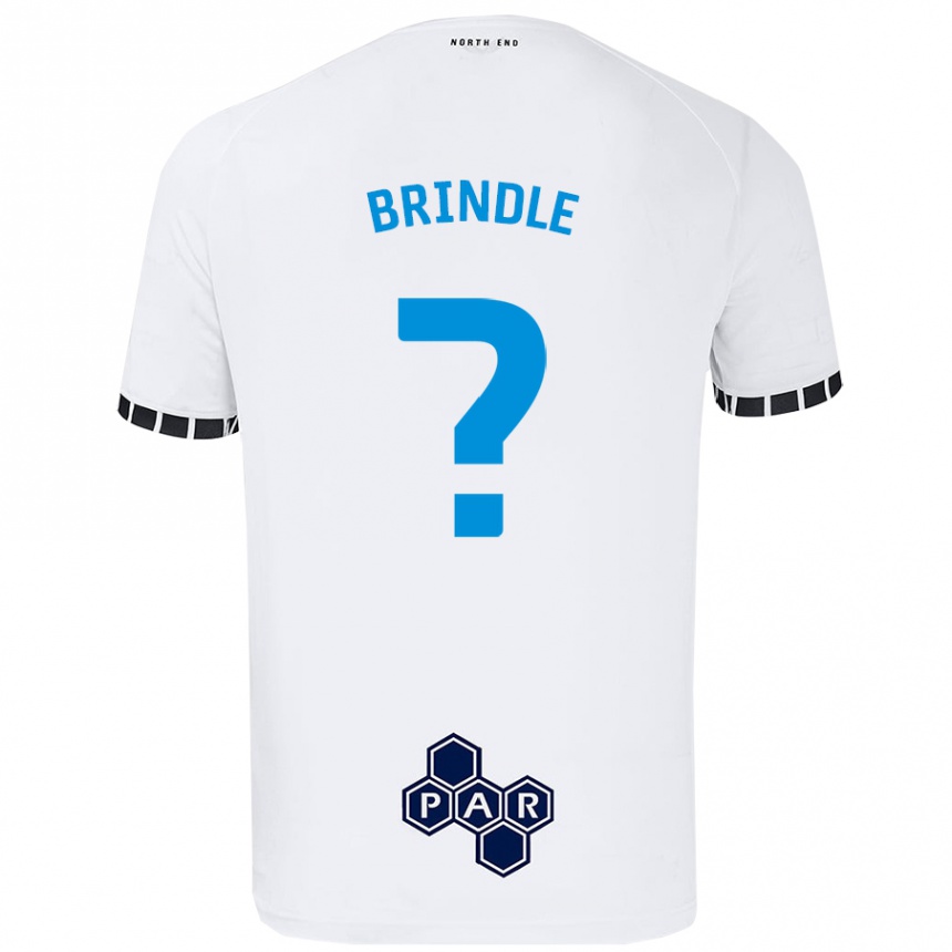 Kids Football Jonny Brindle #0 White Home Jersey 2024/25 T-Shirt Canada