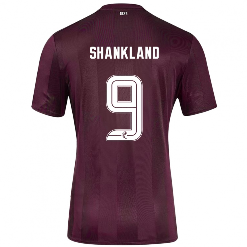 Kids Football Lawrence Shankland #9 Burgundy Home Jersey 2024/25 T-Shirt Canada