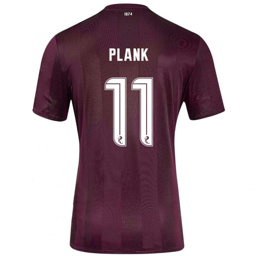 Kids Football Dom Plank #11 Burgundy Home Jersey 2024/25 T-Shirt Canada