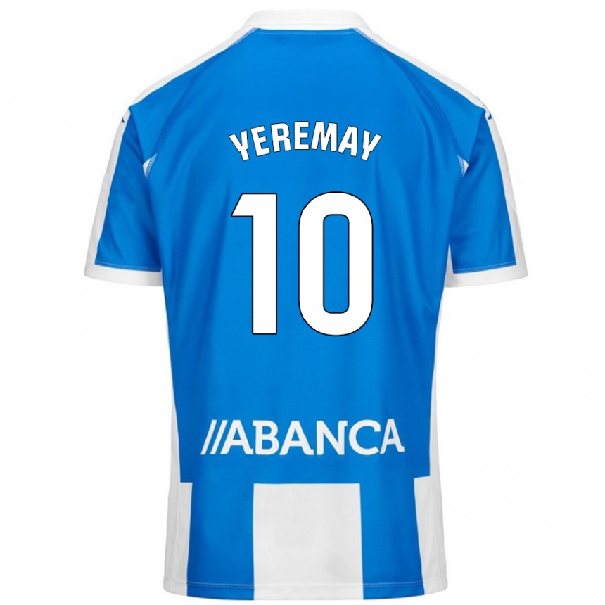 Kids Football Yeremay Hernández #10 Blue White Home Jersey 2024/25 T-Shirt Canada