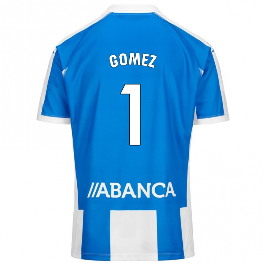 Kids Football Yohana Gómez #1 Blue White Home Jersey 2024/25 T-Shirt Canada