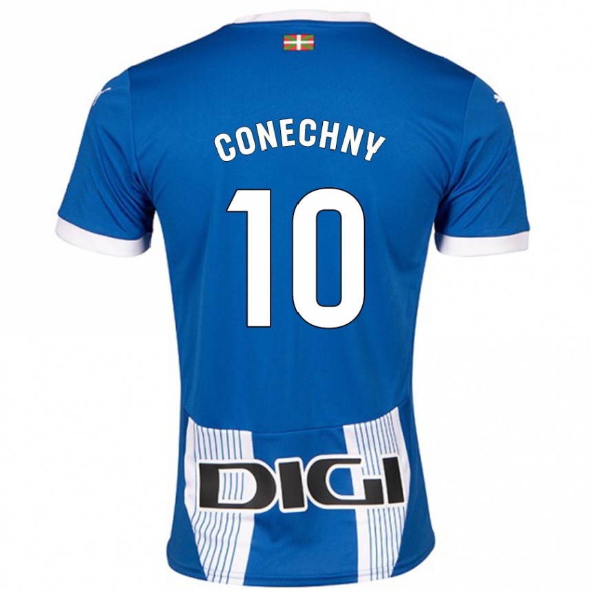 Kids Football Tomás Conechny #10 Blue Home Jersey 2024/25 T-Shirt Canada