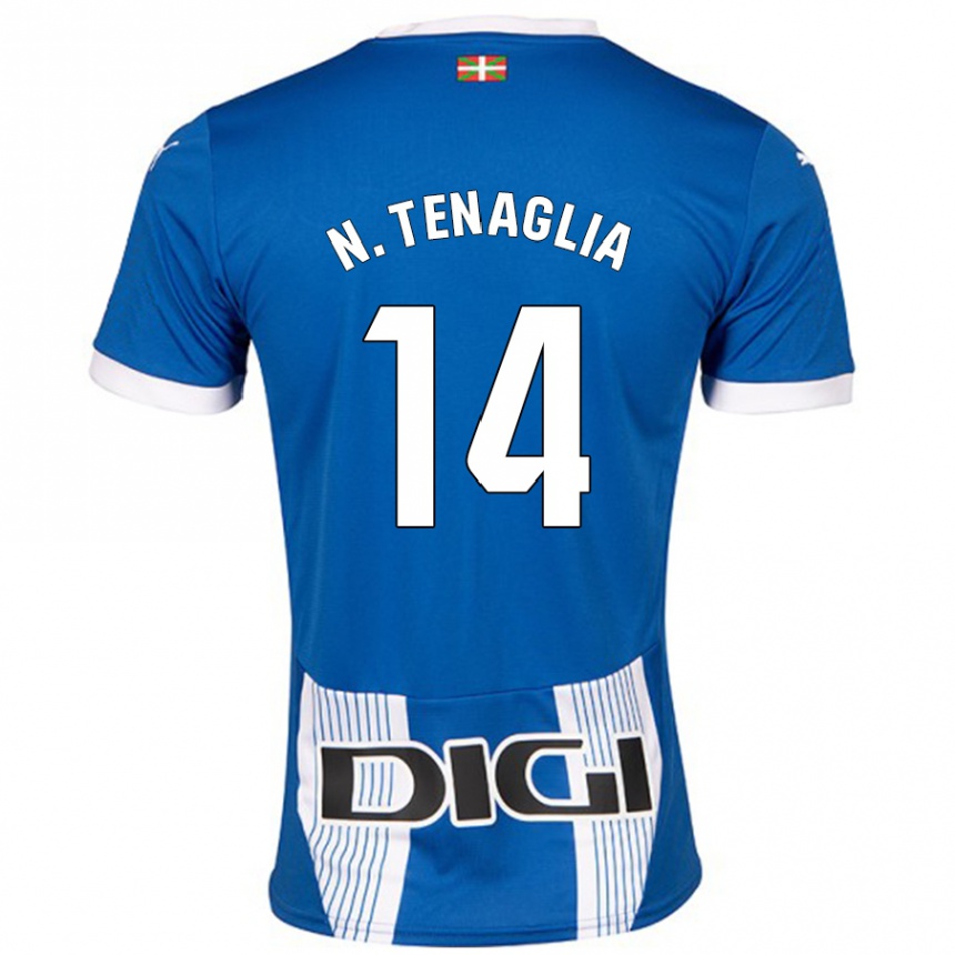 Kids Football Nahuel Tenaglia #14 Blue Home Jersey 2024/25 T-Shirt Canada