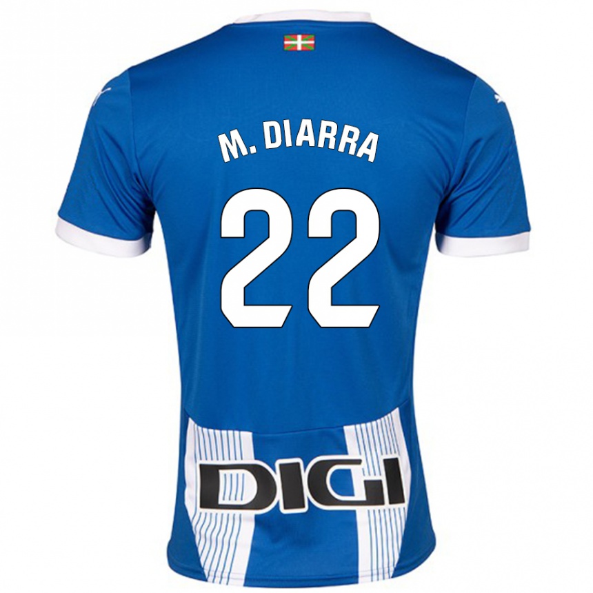 Kids Football Moussa Diarra #22 Blue Home Jersey 2024/25 T-Shirt Canada