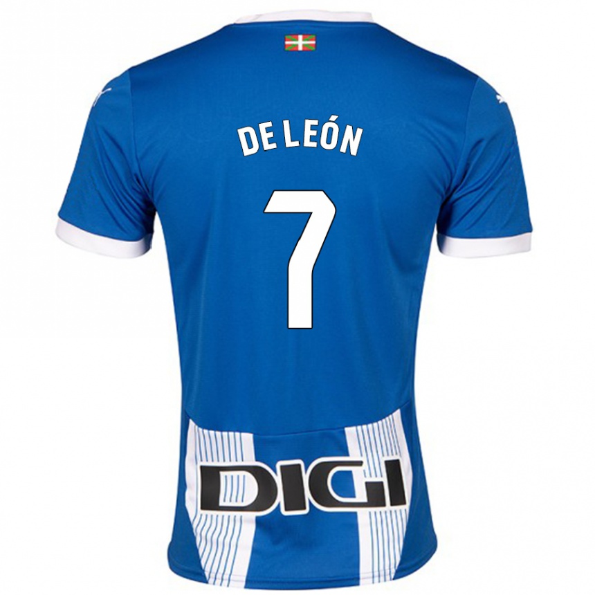 Kids Football José De León #7 Blue Home Jersey 2024/25 T-Shirt Canada