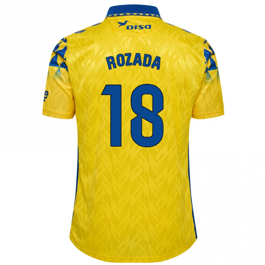 Kids Football Viti Rozada #18 Yellow Blue Home Jersey 2024/25 T-Shirt Canada