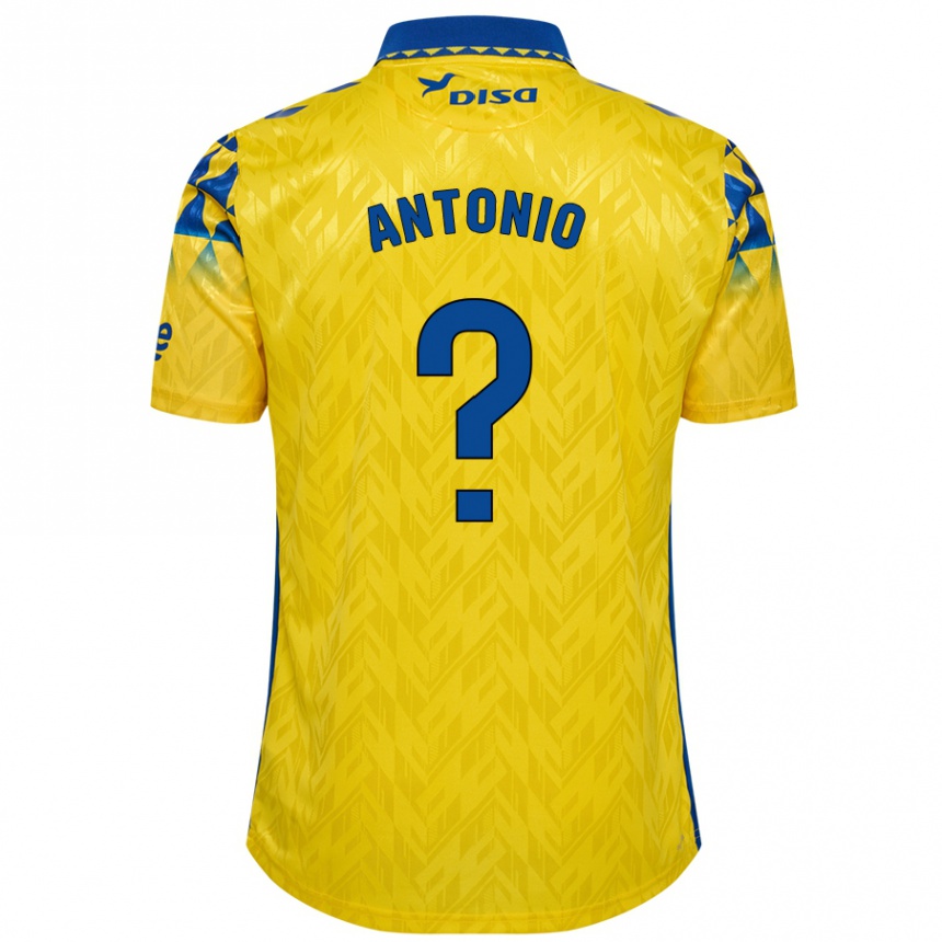 Kids Football Antonio Hernández #0 Yellow Blue Home Jersey 2024/25 T-Shirt Canada