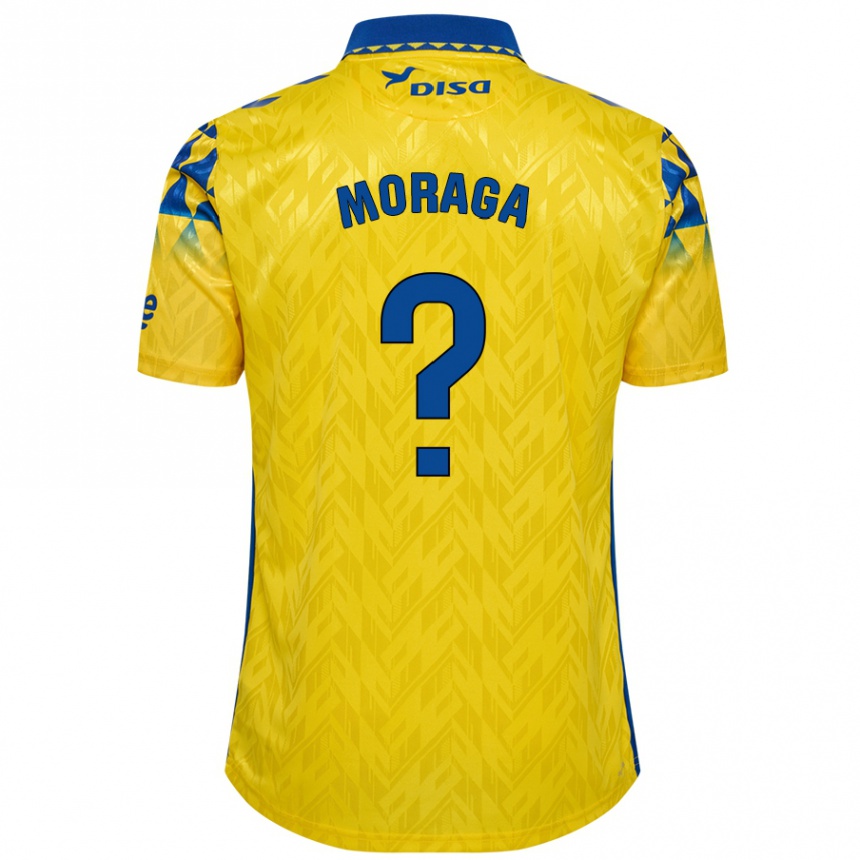 Kids Football Marcos Moraga #0 Yellow Blue Home Jersey 2024/25 T-Shirt Canada