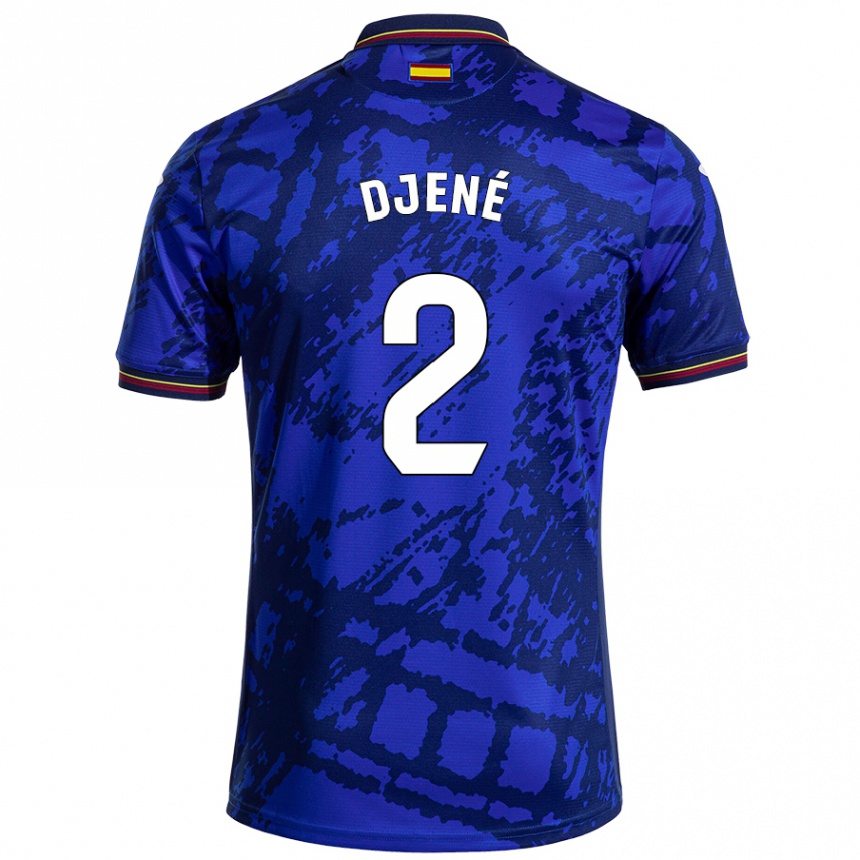 Kids Football Djené #2 Darker Blue Home Jersey 2024/25 T-Shirt Canada