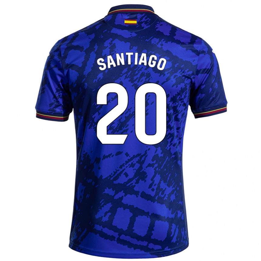 Enfant Football Maillot Yellu Santiago #20 Bleu Foncé Tenues Domicile 2024/25 Canada