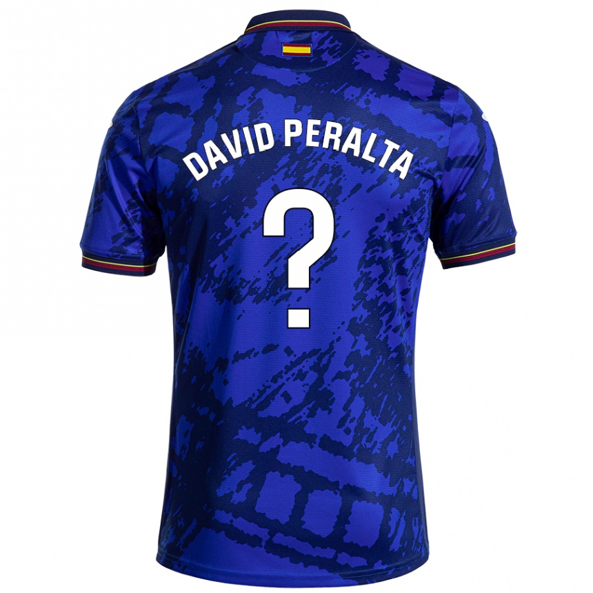 Kids Football Juan David Peralta #0 Darker Blue Home Jersey 2024/25 T-Shirt Canada