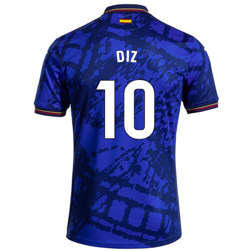 Kids Football Rafa Diz #10 Darker Blue Home Jersey 2024/25 T-Shirt Canada