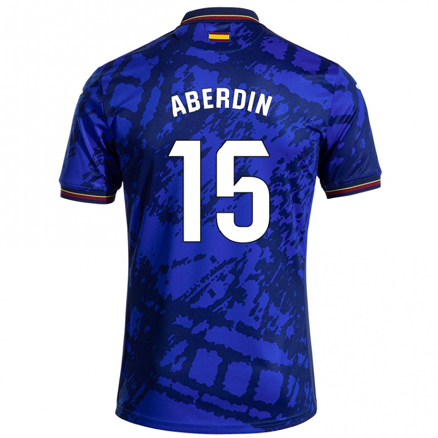 Kids Football Nabil Aberdin #15 Darker Blue Home Jersey 2024/25 T-Shirt Canada