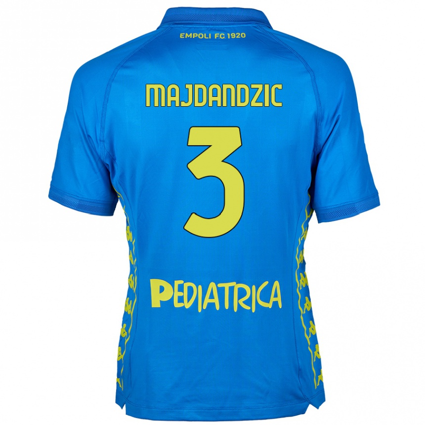 Kids Football Patrik Majdandzic #3 Blue Home Jersey 2024/25 T-Shirt Canada