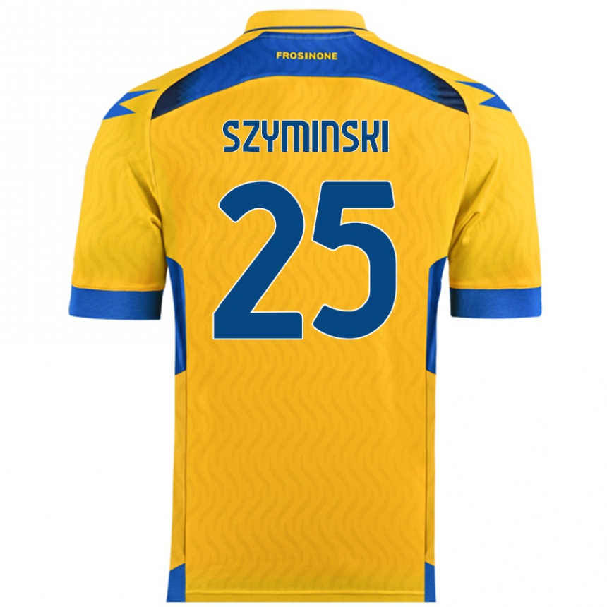 Enfant Football Maillot Przemyslaw Szyminski #25 Jaune Tenues Domicile 2024/25 Canada