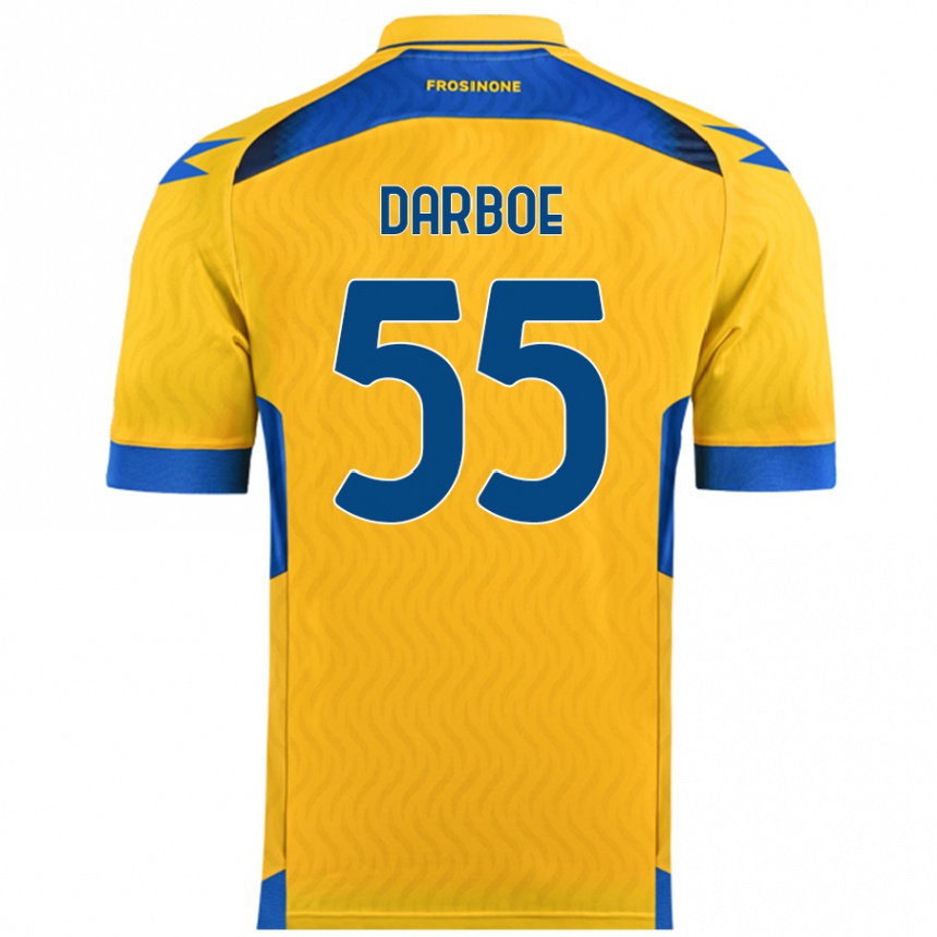 Enfant Football Maillot Ebrima Darboe #55 Jaune Tenues Domicile 2024/25 Canada