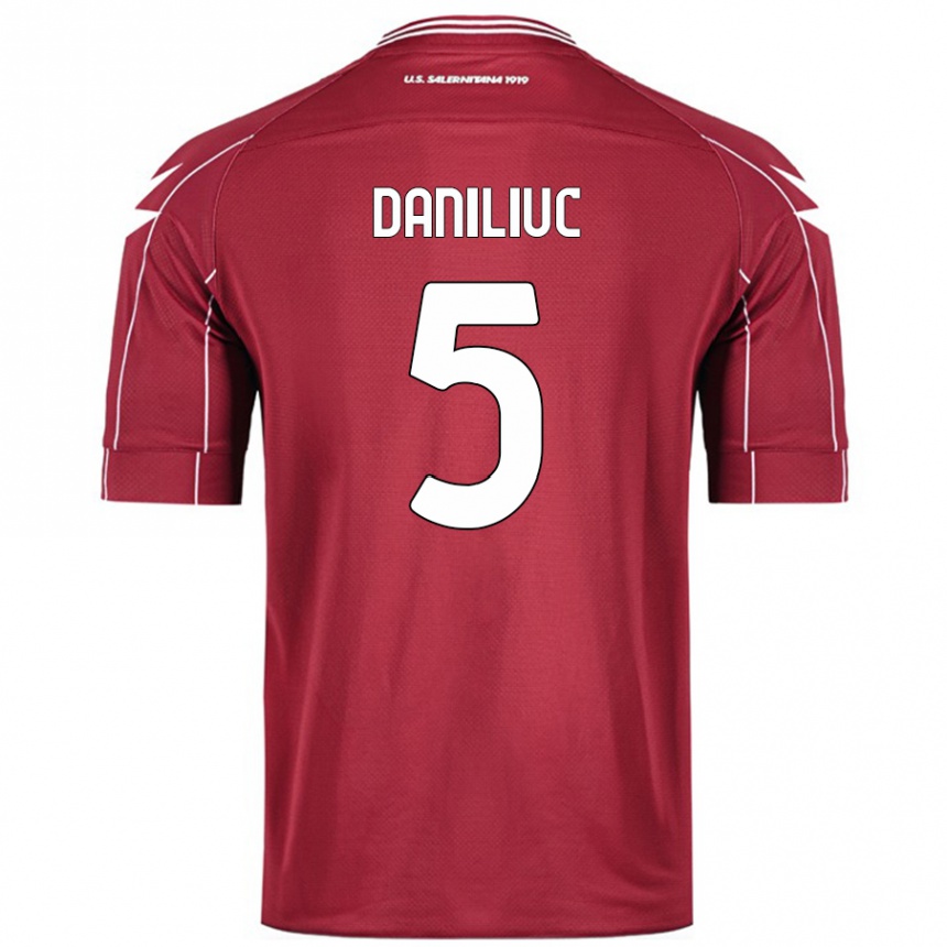 Enfant Football Maillot Flavius Daniliuc #5 Bordeaux Tenues Domicile 2024/25 Canada