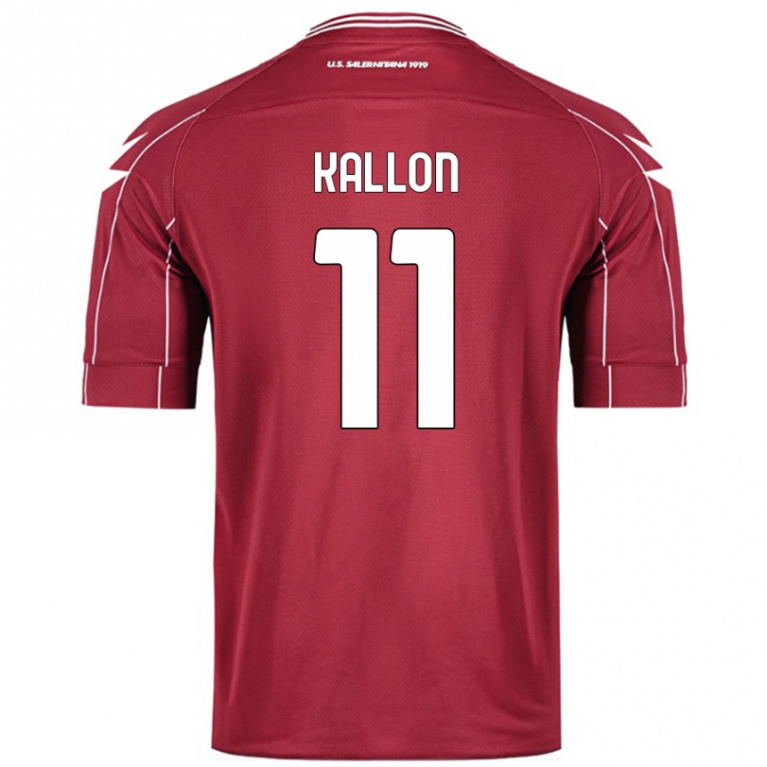 Enfant Football Maillot Yayah Kallon #11 Bordeaux Tenues Domicile 2024/25 Canada