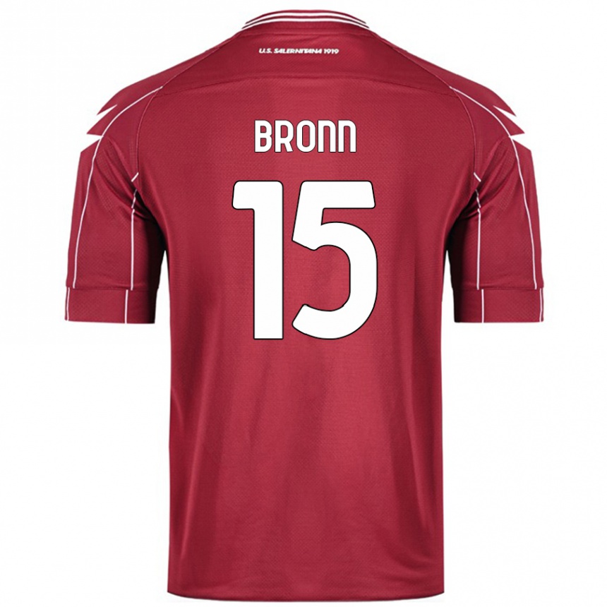 Enfant Football Maillot Dylan Bronn #15 Bordeaux Tenues Domicile 2024/25 Canada