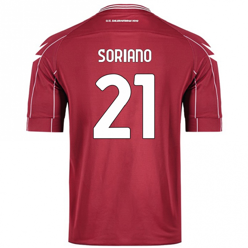 Enfant Football Maillot Roberto Soriano #21 Bordeaux Tenues Domicile 2024/25 Canada