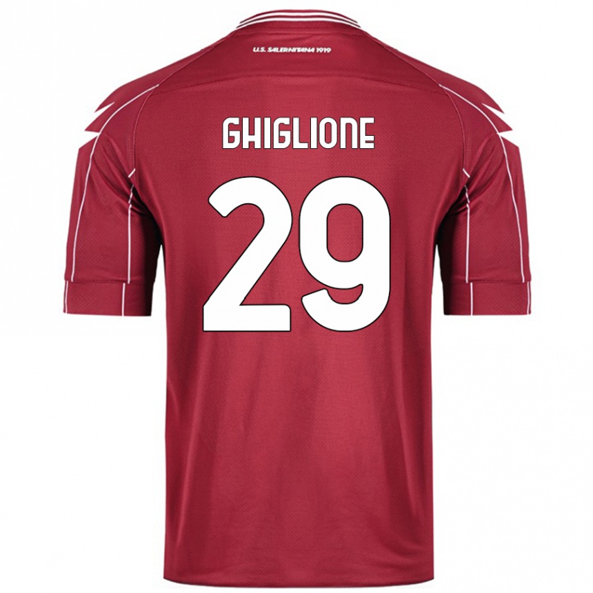 Enfant Football Maillot Paolo Ghiglione #29 Bordeaux Tenues Domicile 2024/25 Canada