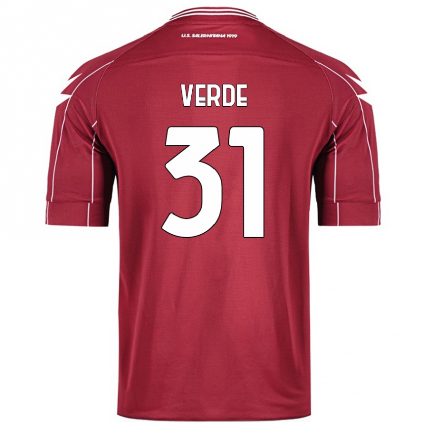 Enfant Football Maillot Daniele Verde #31 Bordeaux Tenues Domicile 2024/25 Canada