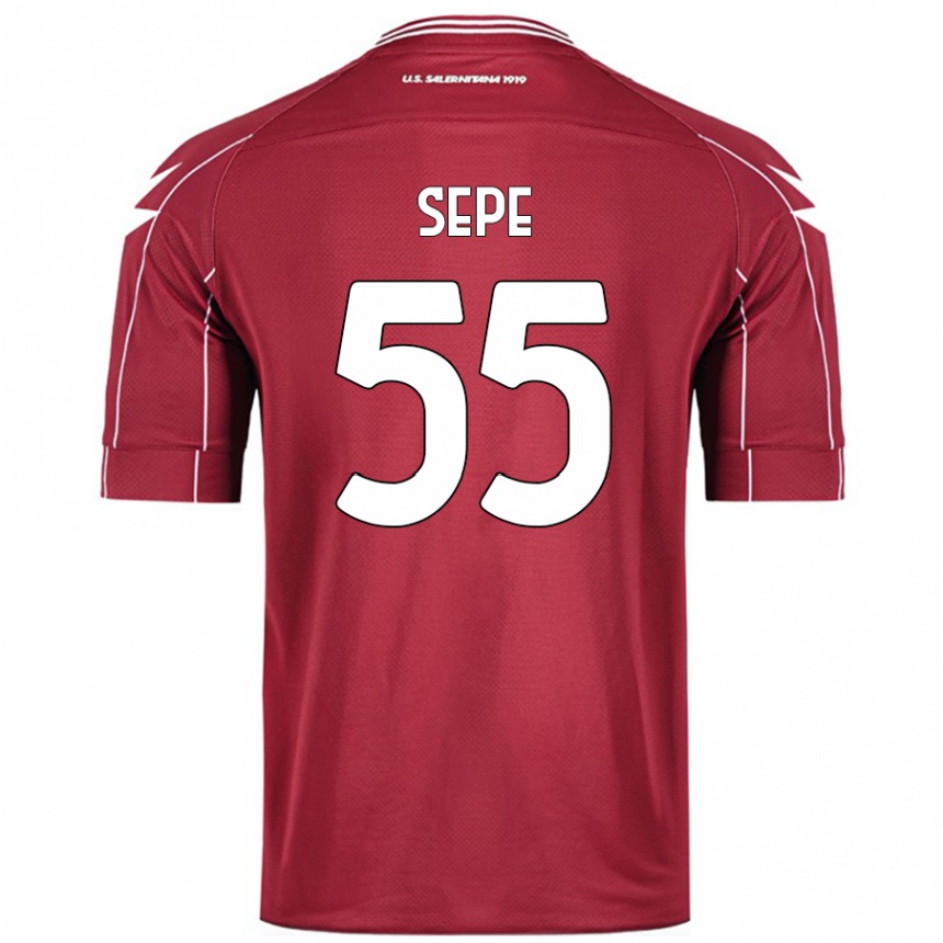 Enfant Football Maillot Luigi Sepe #55 Bordeaux Tenues Domicile 2024/25 Canada