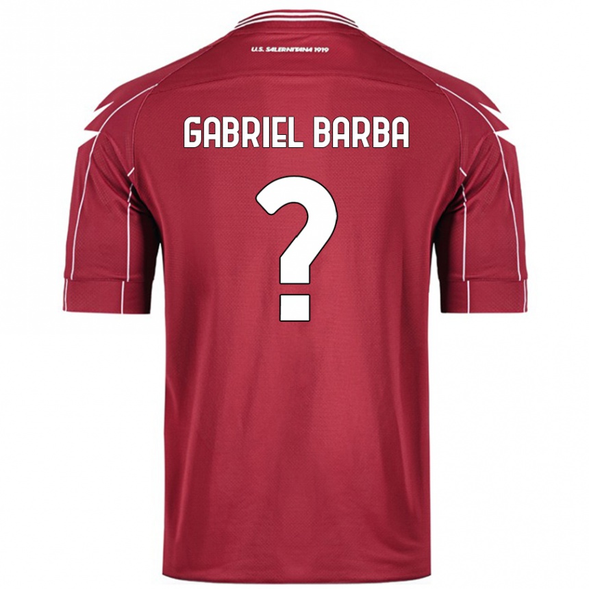 Enfant Football Maillot Luigi Gabriel Barba #0 Bordeaux Tenues Domicile 2024/25 Canada