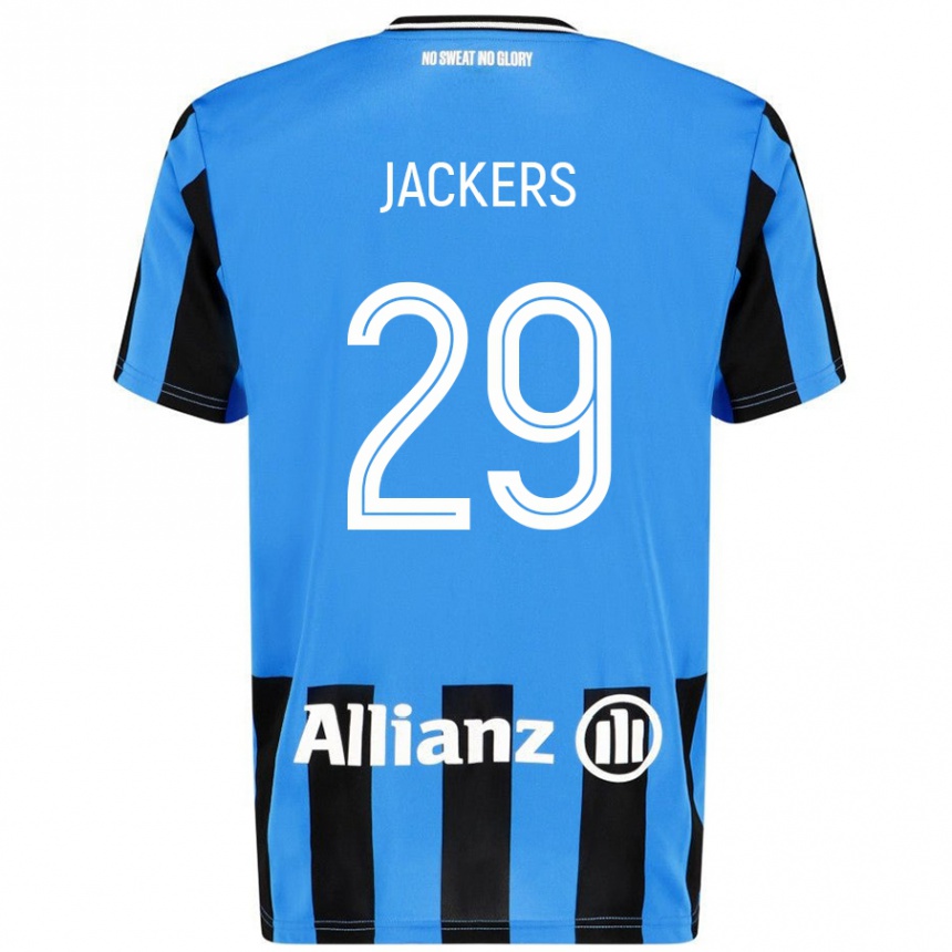 Kids Football Nordin Jackers #29 Sky Blue Black Home Jersey 2024/25 T-Shirt Canada