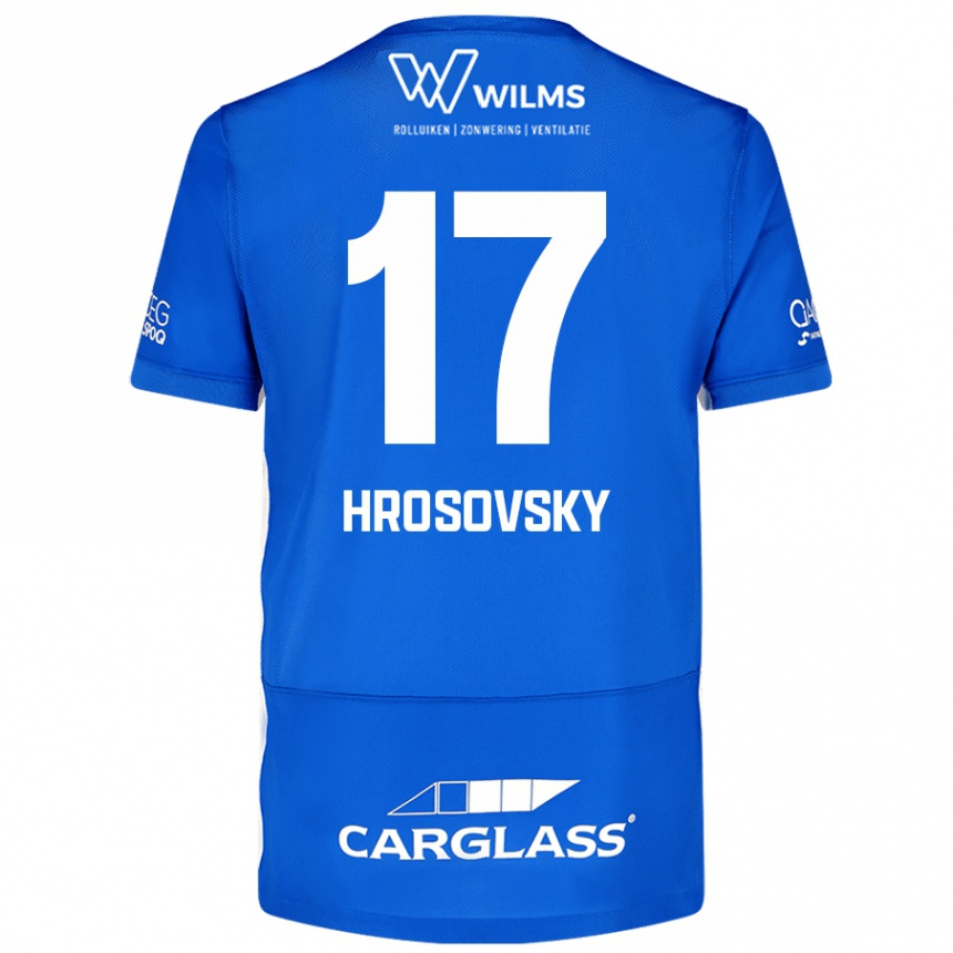 Enfant Football Maillot Patrik Hrosovsky #17 Bleu Tenues Domicile 2024/25 Canada