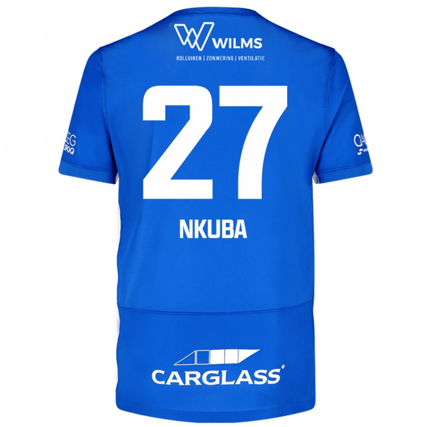 Enfant Football Maillot Ken Nkuba #27 Bleu Tenues Domicile 2024/25 Canada