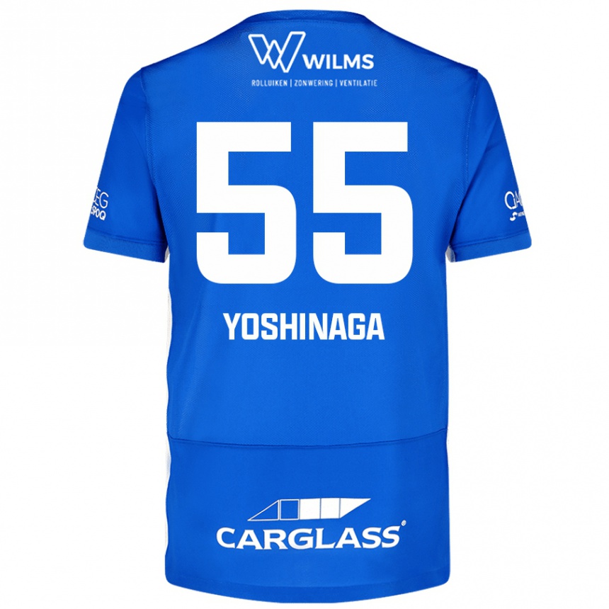 Kids Football Yumeki Yoshinaga #55 Blue Home Jersey 2024/25 T-Shirt Canada