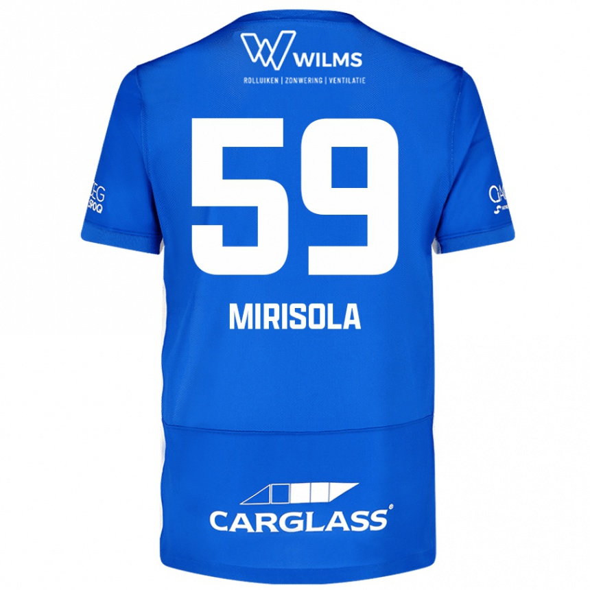 Enfant Football Maillot Robin Mirisola #59 Bleu Tenues Domicile 2024/25 Canada