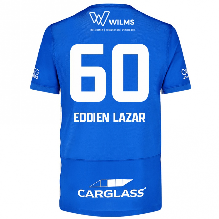 Kids Football Saif Eddien Lazar #60 Blue Home Jersey 2024/25 T-Shirt Canada