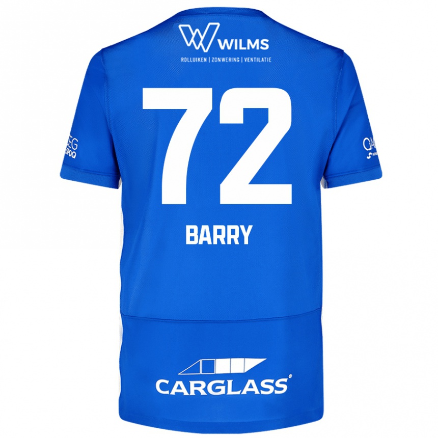 Kids Football Alpha Barry #72 Blue Home Jersey 2024/25 T-Shirt Canada