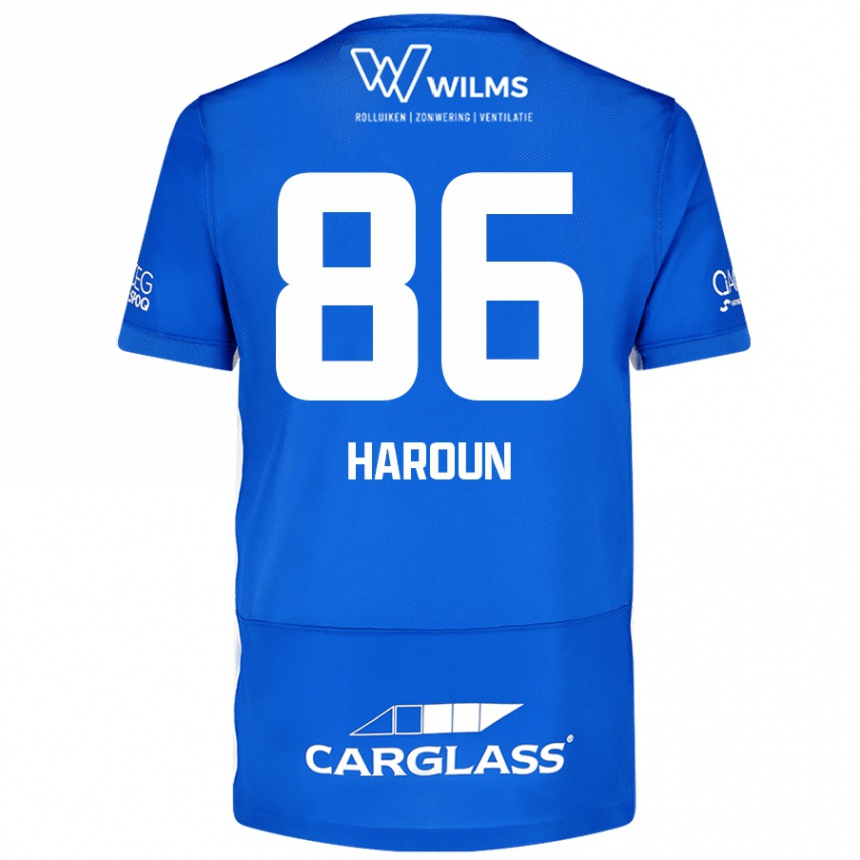 Enfant Football Maillot Kenan Haroun #86 Bleu Tenues Domicile 2024/25 Canada