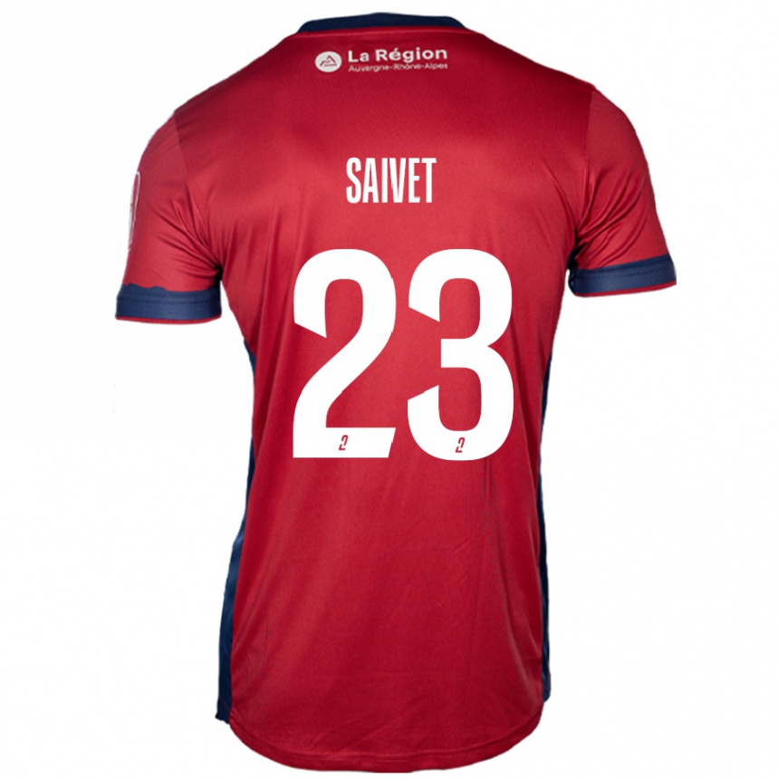 Enfant Football Maillot Henri Saivet #23 Bordeaux Clair Tenues Domicile 2024/25 Canada